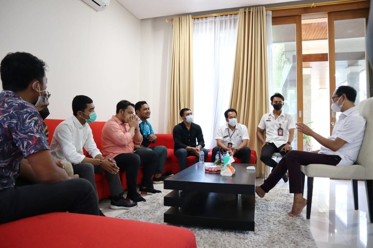 podiumnews.com-KNPI Badung Komit Dukung Pemerintah Daerah